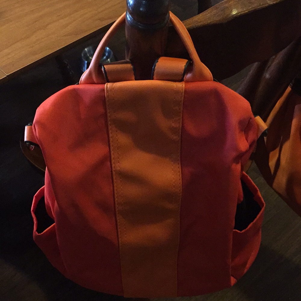 Nylon anti-theft backpack purse